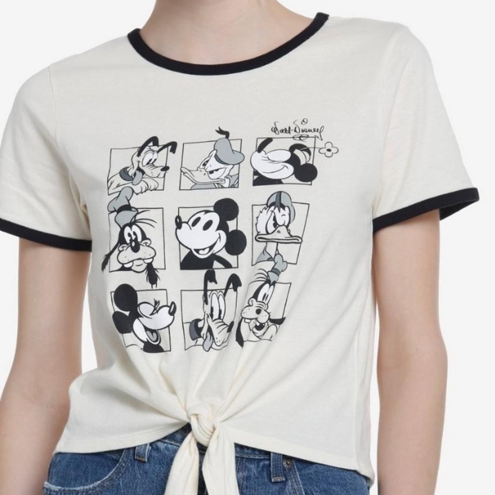 Disney 100 Vintage Tie-Front T-Shirt